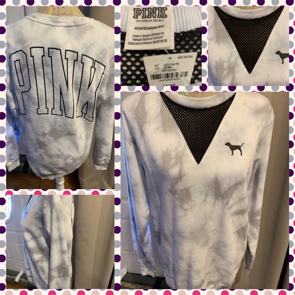 PINK Victoria's Secret Tops - BNWT Pink Victoria’s Secret Crew Neck Sweatshirt